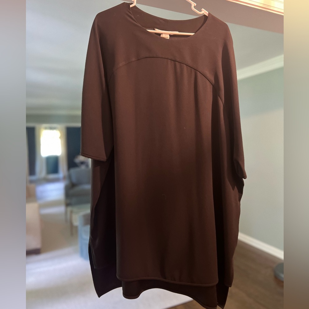 Diane Von Furstenberg Brown Midi Dress